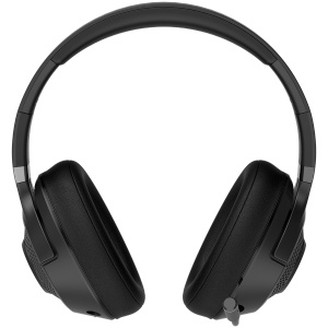 LORGAR Noah 500, Wireless Gaming headset with microphone, JL7006, BT 5.3, battery life up to 58 h (1000mAh), USB (C) charging cable (0.8m), 3.5 mm AUX cable (1.5m), size: 195*185*80mm, 0.24kg, black LRG-GHS500 - Img 3