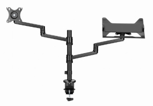 MA-DA-04 Gembird Podesivi stoni drzac za monitor tilt, 17-32 max.8kg + nosac za laptop - Img 8