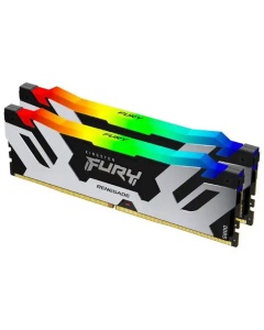 Memorija DDR5 32GB (2x16GB) 7200MT/s Kingston Fury Renegade Silver RGB KF572C38RSAK2-32
