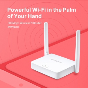 Mercusys MW301R v3.3, WiFi4 300Mbps Wireless N Router, 2 x 5dBi - Img 3