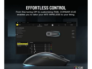Miš CORSAIR M75 bežicni/CH-931D010-EU/RGB/gaming/crna - Img 10