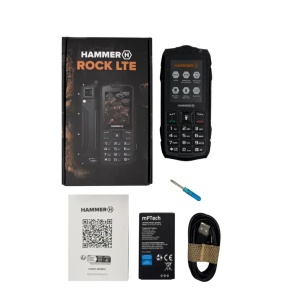 Mobilni telefon Hammer ROCK LTE Black IP68 - Img 2
