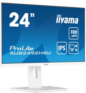Monitor 23.8" Iiyama XUB2492HSU-W6 IPS 1920x1080/100Hz/0.4ms/HDMI/DP/USB/zvučnic - Img 5
