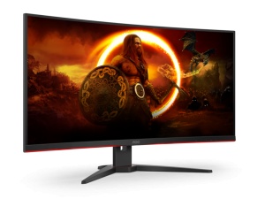 Monitor AOC C32G2ZE/BK 31.5"/VA,zakrivljen/1920x1080/240Hz/0.5ms MPRT/HDMIx2,DP/freesync/VESA/crna*