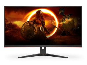 Monitor AOC C32G2ZE/BK 31.5"/VA,zakrivljen/1920x1080/240Hz/0.5ms MPRT/HDMIx2,DP/freesync/VESA/crna* - Img 4
