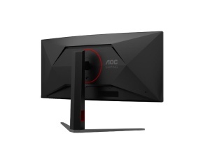 Monitor AOC CU34G4CA 34"/VA,zakrivljen/3440x1440/180Hz/1ms GtG/HDMIx2,DP,USB-C/Visina/zvucnici/crna