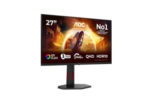 Monitor AOC Q27G4ZDR 26.5"/OLED/2560x1440/240Hz/0.03ms/HDMI X2,DP,USB/G-sync/Pivot,visina/VESA/crna - Img 2