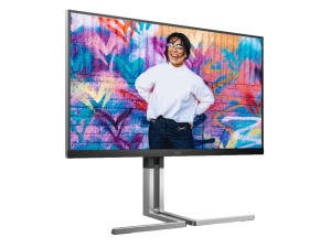 Monitor AOC Q27U3CV 27"/IPS/2560x1440/75Hz/4ms GtG/HDMI,DP,USB, USB type C/pivot,visina/zvucnici - Img 2