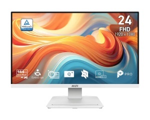 MSI 23.8 inča PRO MP241W E14V FHD 1920x1080 VA 144 Hz business monitor beli - Img 3