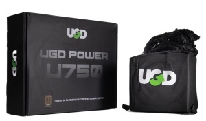 Napajanje U750W 750W UGD Power 12cm FAN, 20+4pin, 4+4pin, 6xSATA, 2xIDE, 4x6+2pin 80Plus, Black * - Img 5