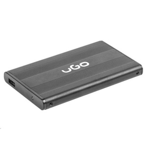 Natec UGO MARAPI S120, HDD/SSD External Enclosure 2.5", SATA, USB2.0, Aluminium, Black UKZ-1003