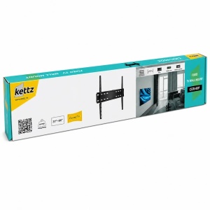 Nosač za TV Kettz CER-60F 37-86/vesa max 600x400/45kg/fiksni - Img 4