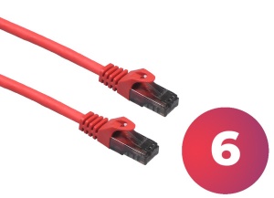 Patchcord kabl UTP cat.6 5m (crveni)