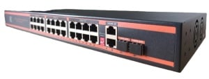 POE-FS1024PS2 GMB Switch, IEEE802.3af/at 24 PoE 10/100M, 2 UP-link 100/1000M +2 SFP - Img 3