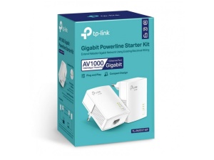 Powerline adapter TP-LINK TL-PA7017 KIT AV1000/1GB/HomePlug AV2/HomePlug AV/300m - Img 2
