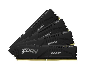 RAM DIMM DDR5 128GB (4x32) 5600MHz Kingston Fury Beast KF556C40BBK4-128 - Img 2