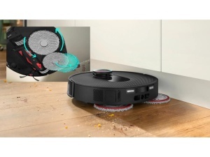 Robot usisivac I mop BOSCH BCRDW3BX/Li-Ion baterija/Home Connect/crna - Img 2