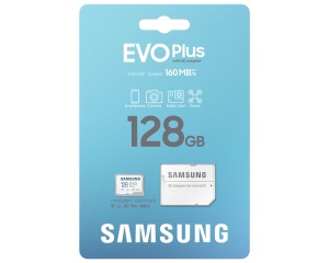 SAMSUNG Memorijska kartica EVO PLUS MicroSD Card 128GB + Adapter MB-MC128SA - Img 2