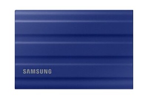 Samsung Portable SSD 1TB, T7 SHIELD, USB 3.2 Gen.2 (10Gbps), Rugged, [Sequential Read/Write : Up to 1,050MB/sec /Up to 1,000 MB/sec], Blue MU-PE1T0R/EU *