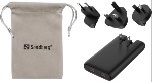 Sandberg 441-77 4in1 TravelCharger 65W Black