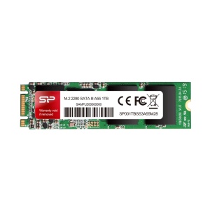 Silicon Power M.2 SATA III 1TB, 2280, A55, Read up to 560MB/s, Write up to 530MB/s SP001TBSS3A55M28