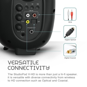 Sonicgear StudioPod V-HD - Bluetooth Black 80W RMS - Img 3