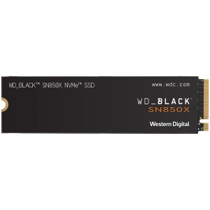 SSD POWERED BY SANDISK WD Black SN850X 1TB M.2 2280 PCIe Gen4 x4 NVMe, Read/Write: 7300/6300 MBps, IOPS 800K/1100K, TBW: 600 WDS100T2X0E-00BCA0 *