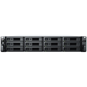 Synology RackStation RS2423+, Rack 2U, 12-bay 3.5''/2.5" SATA HDD/SSD, AMD Ryzen V1780B 4-core 3.35(base)/3.6 (turbo)GHz,8 GB DDR4 ECC UDIMM,2 x RJ-45 1 GbE LAN,1 x RJ-45 10 GbE LAN,2xUSB 3.2, eSATA port,1 x Gen3 x8 slot PCIe, 11.5kg, 3y RS2423PLUS