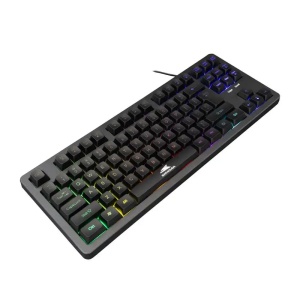 Tastatura Baracuda KRILL 87/Membranska/RGB/Crna/US - Img 2