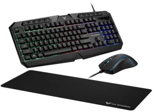 Tastatura + miš + podloga USB Volkano VX Helios VX-148-BK US crna - Img 2