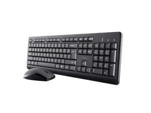 Tastatura+miš TRUST Primo bežicni set/US/crna