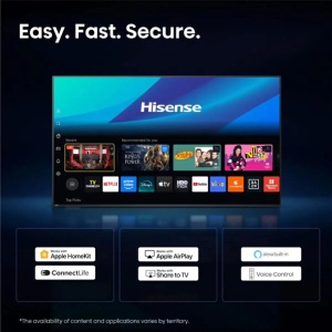 Televizor Hisense H43E6ST Smart, DLED, UHD 4K, 43"(109cm), DVB-C, DVB-T2, DVB-S2 - Img 2