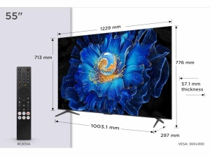 Televizor TCL 55C6KS/QLED-Mini LED/55"/4K UHD/60Hz/Google TV/crna - Img 3