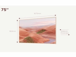 Televizor TCL 75A300W/QLED/75"/4K UHD/144Hz/Matte Screen/"Ai" Art/Google TV/frame - Img 2