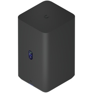 Ubiquiti UniFi UNAS-2-B-EU Network Attached Storage with (2) 3.5inch HDD bays, 2.5 GbE networking, USB-C connectivity, and an included PoE++ adapter, all in a compact footprint, black UNAS-2-B-EU