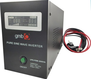 UPS-PSW-2000VA GMB LONG, cist sinusni pretvarac sa produzenom autonomijom 1400W-220V/24V - Img 2