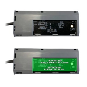 USB-C HUB + M.2 SSD kućište LC-Power LC-HUB-C-MULTI-7-M2 * - Img 2