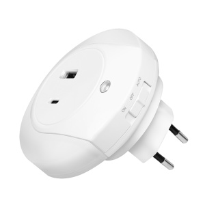 USB utičnica LED noćno svetlo sa senzorom noć / dan Logilink - Img 2