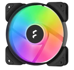 Ventilator 120mm Fractal Design Aspect 12 RGB PWM Black Frame, FD-F-AS1-1205 - Img 3