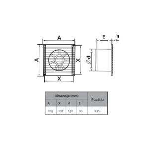 Ventilator ERA E150S - Img 2