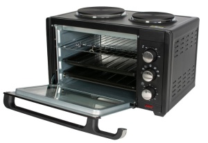 Zilan ZLN0997 Mini pećnica sa grilom zapremina 28Ll, 3200W, crna