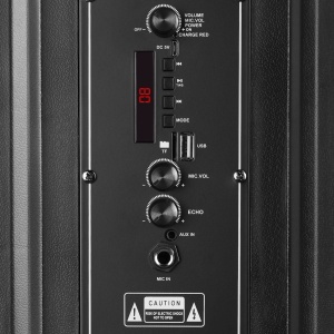 Zvucnik Mikado MD-BT609 20W, USB, Bluetooth, micro SD crni - Img 2