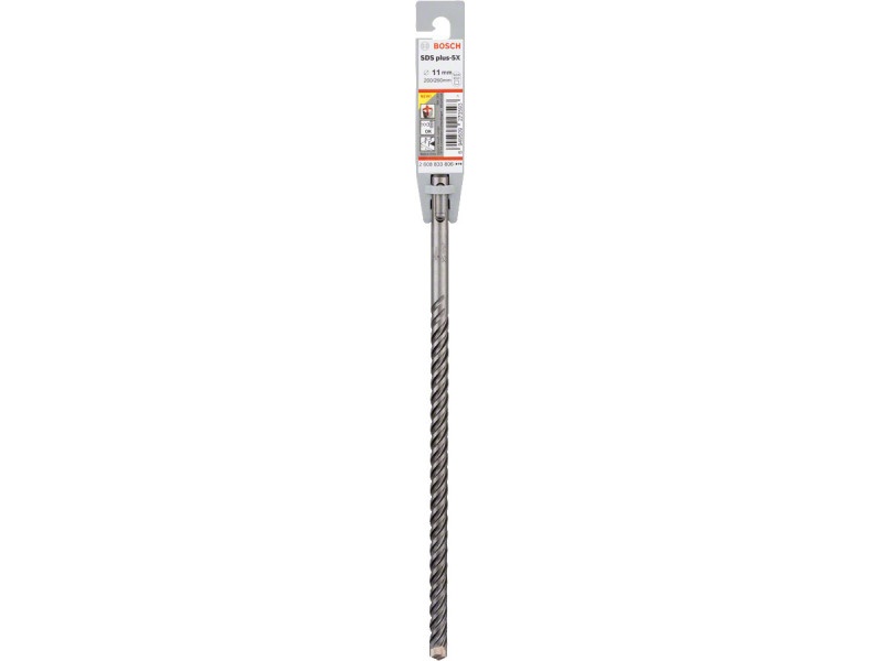 BOSCH 5X Burghiu pentru piatră 11 x 260/200 mm cu patru tăișuri SDS-Plus - 1 | YEO
