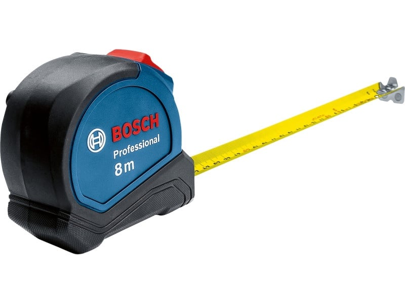 BOSCH Bandă de măsurare profesională 8 m x 27 mm magnetică, scalată pe ambele părți, Autolock - 1 | YEO