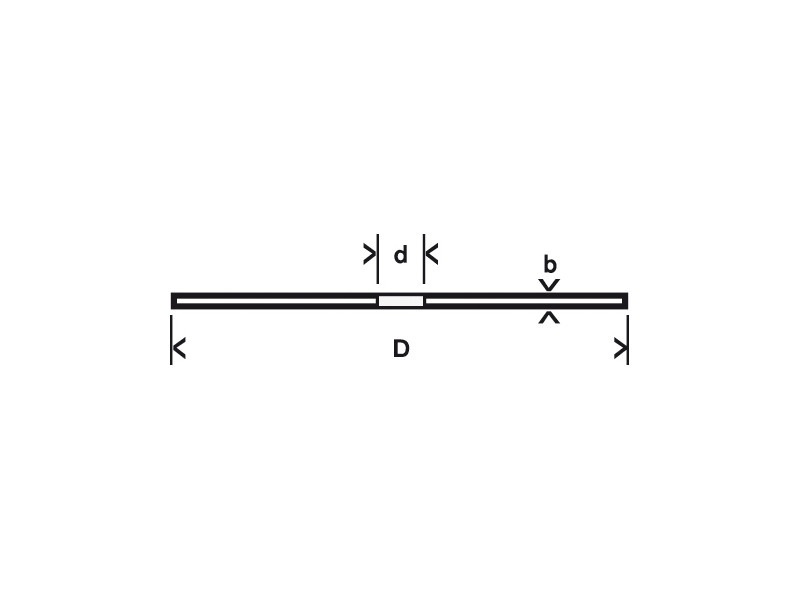 BOSCH Disc de tăiat pentru metal 125 x 2,5 x 22,2 mm Standard pentru metal A 30 S BF - 1 | YEO