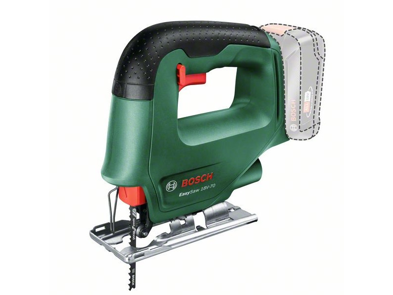 BOSCH EasySaw 18V-70 ferăstrău fără fir cu mâner (fără acumulator și încărcător)