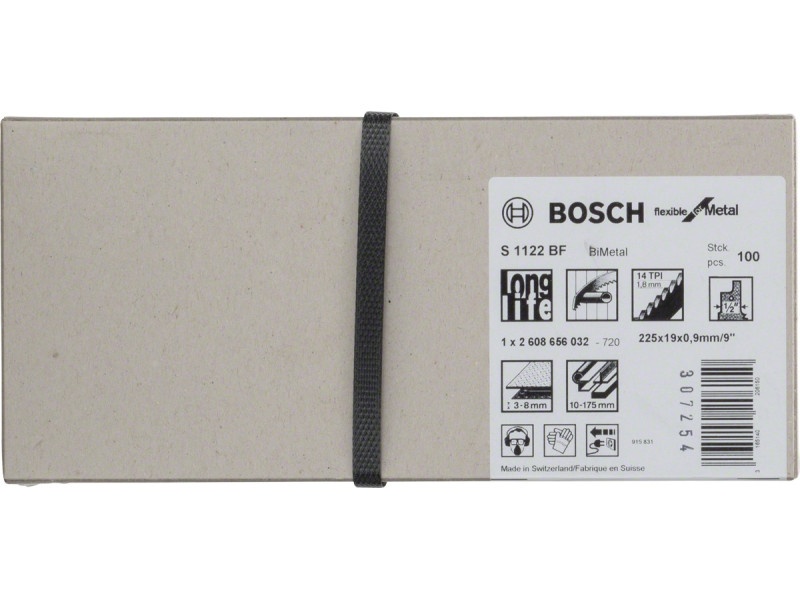 BOSCH Fierăstrău de masă glisantă pentru metal S 1122 BF 225 mm / 14TPI bimetal (2 bucăți) - 1 | YEO