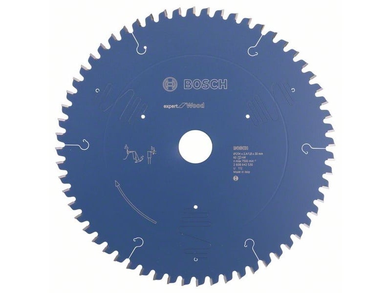 BOSCH Lamă de ferăstrău pentru lemn 254 x 30 x 2,4 mm / 60T Expert for Wood