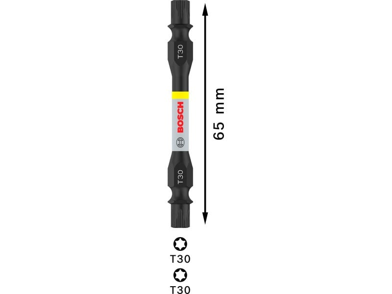 BOSCH PRO Cuțit de impact cu vârf dublu T30 x 65 mm