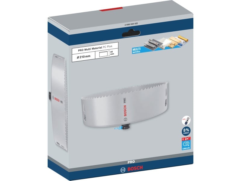 BOSCH PRO Cutter circular 210 mm (8% cobalt) PC PLUS Multi Material - 1 | YEO